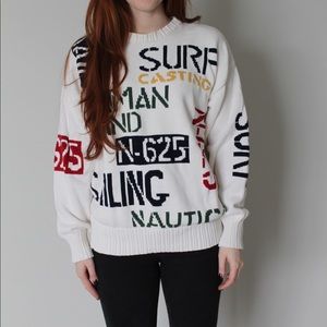 Vintage Nautica Graphic Sweater